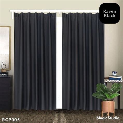 Langsir Tingkap Murah Curtain Semi Blackout Kain Langsir Pintu Door