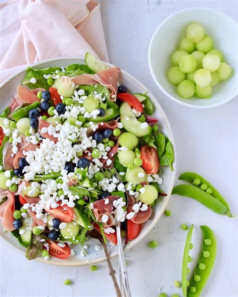 Salat Med Melon Og Skinke Sk N Sommersalat Til Grillmad