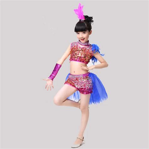 Djgrster 2019 Modern Jazz Dance Costume Sexy Sequin Salsa Skirts Hip