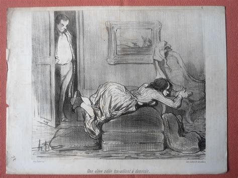 Honor Daumier Les Baigneuses N Une L Ve Z L E Travaillant