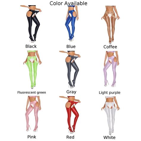 Pants Pants Stretchy Crothless Women S Dance Female High Strech Sheer Ebay