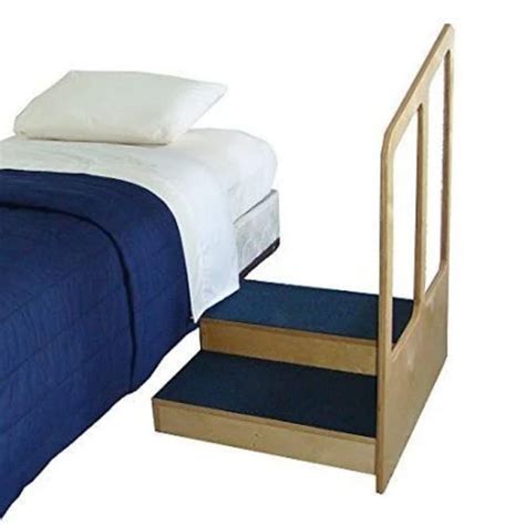 Bed Step System With One Or Two Side Handrails Bed Steps Bed Home