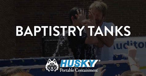 Portable Baptism Pools - Easy Setup, Perfect for Any Church Event | Husky Portable Containment