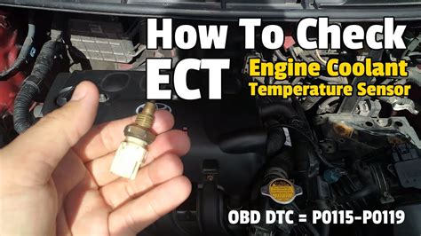 Engine Coolant Temperature Ect Sensor