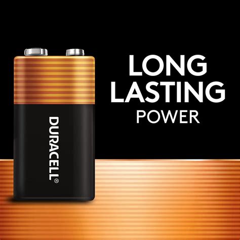 Duracell Coppertop 9v Alkaline Batteries Long Lasting All Purpose