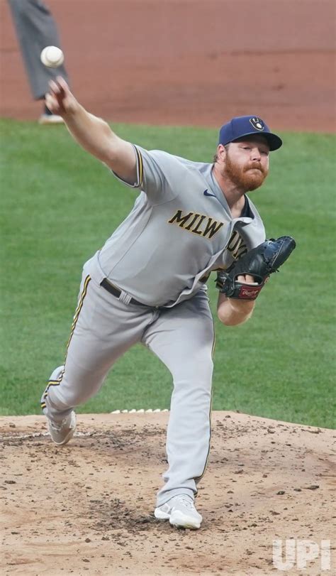 Photo: Milwaukee Brewers Starting Pitcher Brandon Woodruff ...