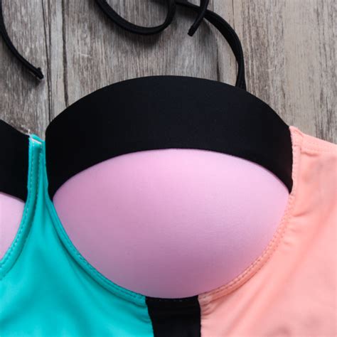 Trangel Sexy Bikini Women Swimwear Bandage Push Up Swimsuit For Women Bandeau Bikini