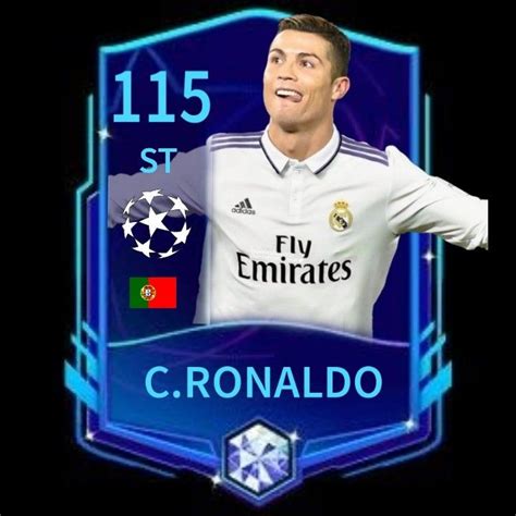 Carta De Fifa Mobile De Cristiano Ronaldo Cartas De F Tbol Futbol