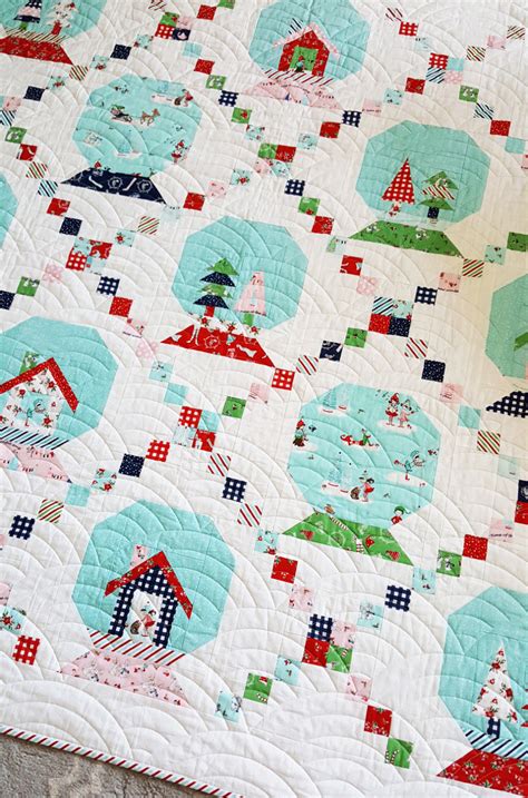 Winter Wonderland Quilt Pattern Snowglobe Quilt Pdf