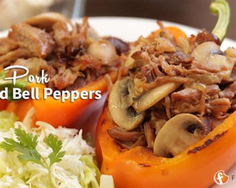 Pulled Pork Stuffed Bell Peppers Recipe