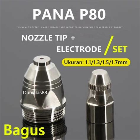 Jual Set Nozzle Electrode Tip Plasma Cut Mata Plasma P P P