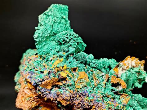 Malachite E Azurite Botroidale Altezza Cm Larghezza Cm