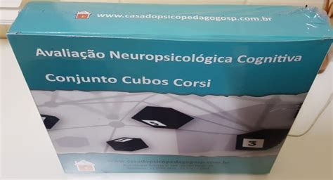 Coleção Avaliação Neuropsicológica Cognitiva 4 Volumes Cubos Corsi Casa Do Psicopedagogo