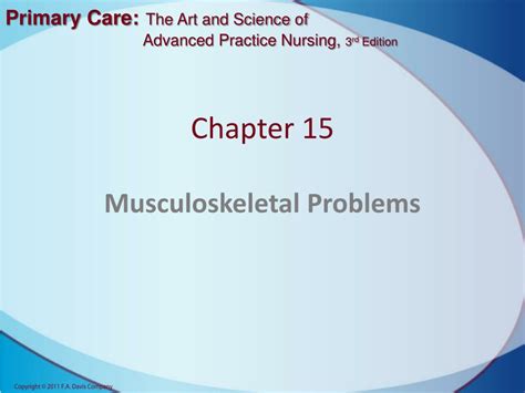 Ppt Chapter 15 Musculoskeletal Problems Powerpoint Presentation Free