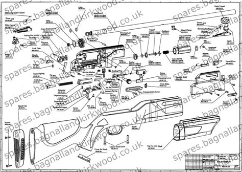 Umarex 850 Airmagnum Spare Parts Bagnall And Kirkwood Airgun Spares