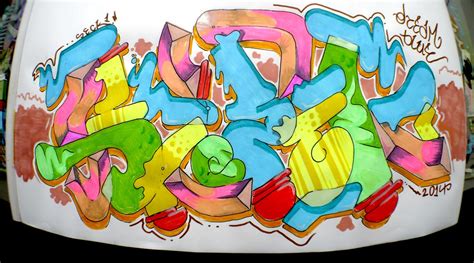 Graffiti Creator Styles: GRAFFITI BLACKBOOK SKETCH - DREAM BLUE