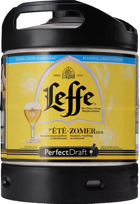 Fût 6L Perfectdraft Leffe d Été Zomerbier Bière pression rafraîchissante