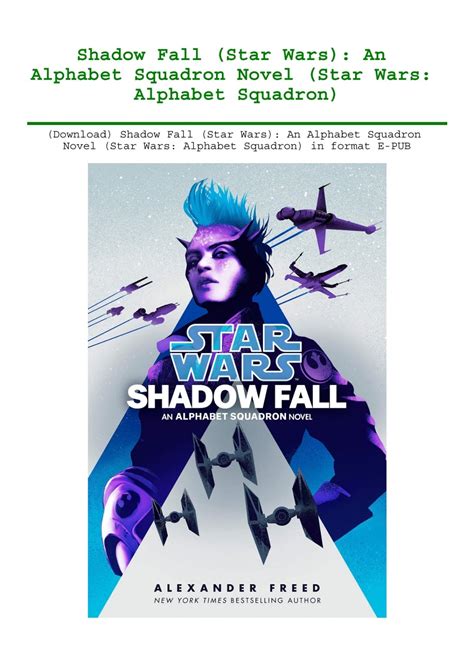 (Download) Shadow Fall (Star Wars) An Alphabet Squadron Novel (Star ...