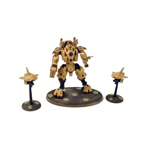 TAU EMPIRE XV95 Ghostkeel Battlesuit Drones 1 Warhammer 40K