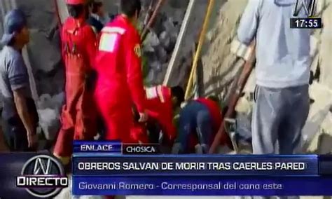 Chosica Tres Heridos Tras Derrumbe De Pared En Vivienda Canal N