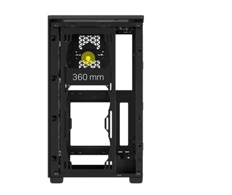 2000d Airflow Mini Itx Pc Case Black