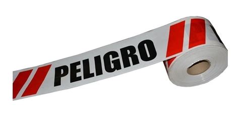 Rollo De Cinta Peligro Precaución Doble Señalización 200mts GPINDUSTRIAL