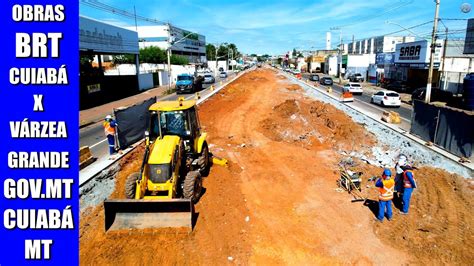 Obras De Topografia Do Brt Cuiab X V Rzea Grande Youtube