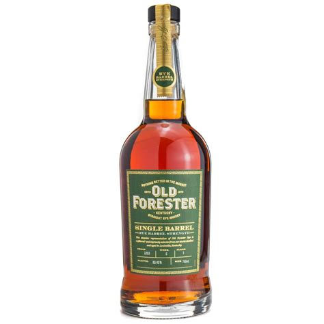 Old Forester Rye Single Barrel Barrel Strength Release Details