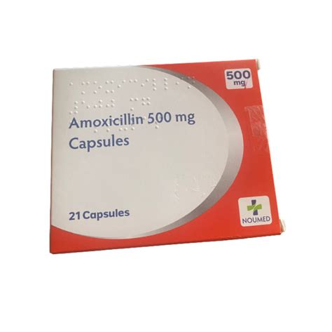 Amoxicillin 500mg Capsules 21 Capsules Health Online