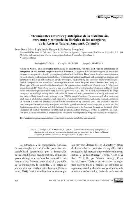 Pdf Determinantes Naturales Y Antr Picos De La Distribuci N