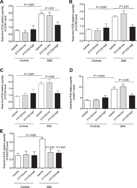 Effects Of Fty On Renal Gene Chemokine Expression Of Chemokine