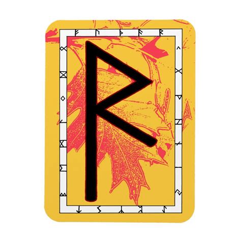 Raidho Viking Rune Magnet Balance Zazzle Viking Runes Runes