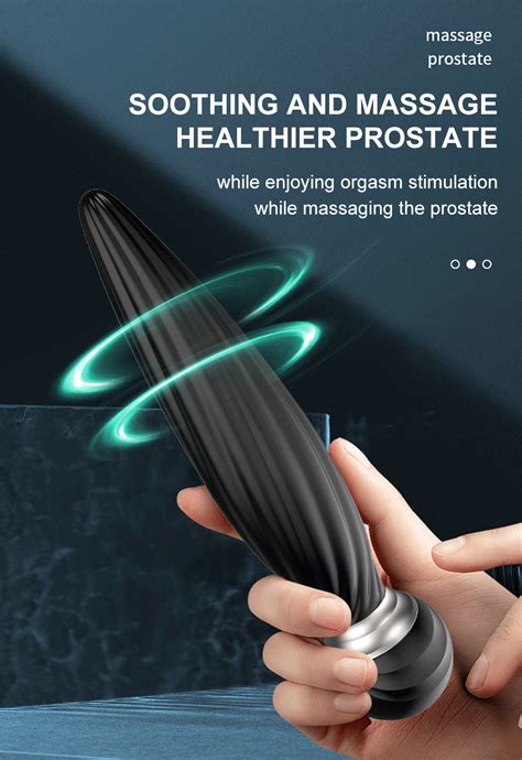 Degree Prostate Massager Rotating Anal Vibrator Male Masturbator