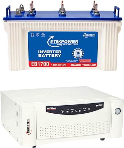 Microtek Eb Tubular Inverter Battery Ah With Smart Hybrid