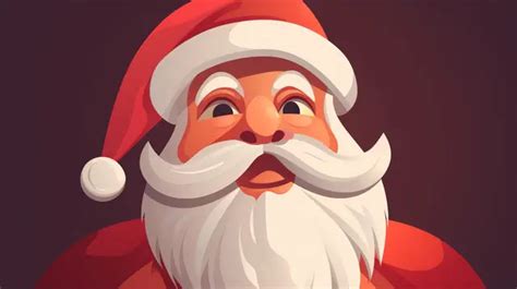 Animation Of Santa Claus Clapping His Beard Against A Dark Background