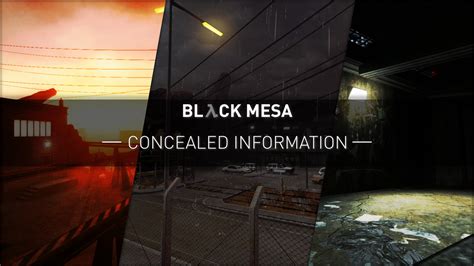 Black Mesa Concealed Information Mod Moddb