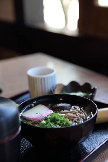 Premium Photo | Soba noodles japanese food