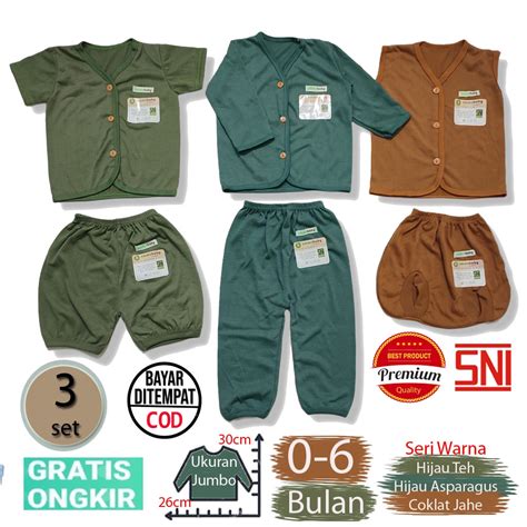 Jual Jumbo Pcs Set Setelan Baju Bayi Baru Lahir Lengan Pendek