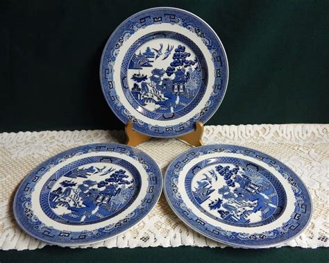 Johnson Bros Blue Willow Johnson Bros Salad Plates Johnson Etsy