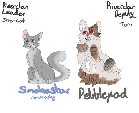 Riverclan Leader And Deputy By Newtid On Deviantart