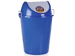 ARISTO Swing Lid Garbage Waste Dustbin 80 Ltr Blue Plastic Amazon