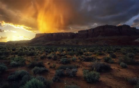 Wallpaper landscape, sunset, arizona for mobile and desktop, section ...