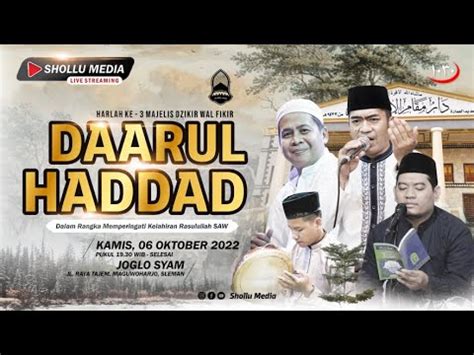 LIVE HARLAH KE 3 MAJELIS DAARUL HADDAD YOGYAKARTA SLEMAN 06