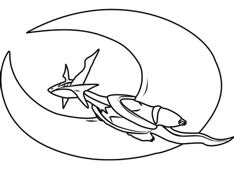 Mega Salamence Pokemon Coloring Page Free Printable Coloring Pages