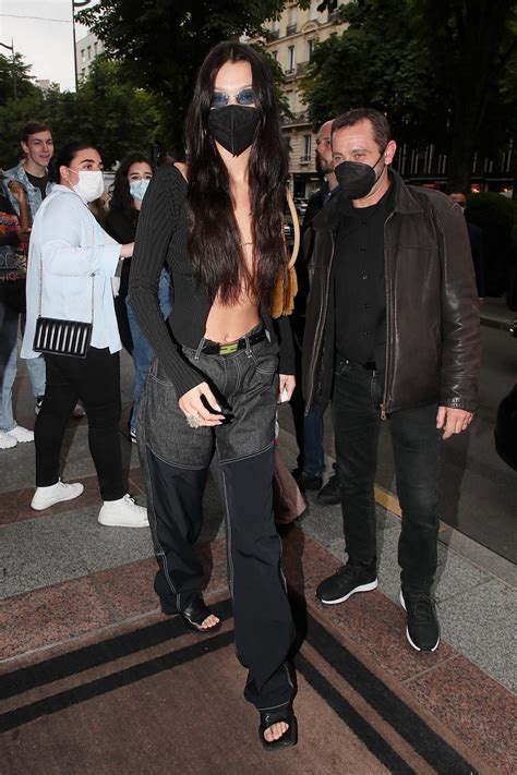 Bella Hadid Hot In Nude Cardigan 22 Photos The Fappening