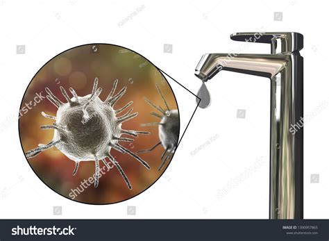 Safety Drinking Water Concept 3d Illustration Stock Illustration 1390957865 Shutterstock