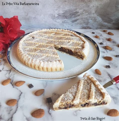 Torta Di San Biagio Alle Mandorle E Cioccolato La Dolce Vita