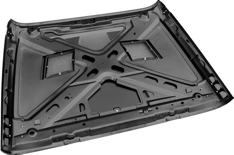 Rugged Ridge 1775901 Performance Vented Hood For 07 18 Jeep Wrangler