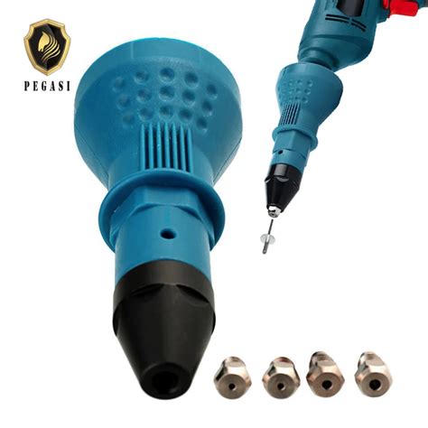 Pegasi Electric Pull Rivet Gun Adapter Riveting Tool Cordless Drill