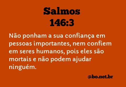 Salmos 146 3 Bíblia